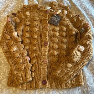Matilda Jane Girls Mustard Cardigan